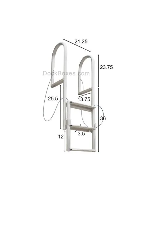 3 Step Lift Dock Ladder