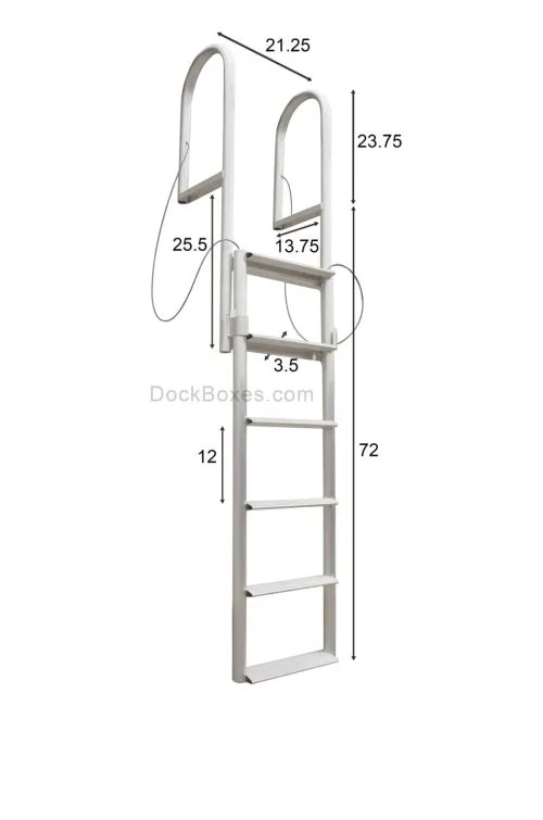 6 Step Lift Dock Ladder