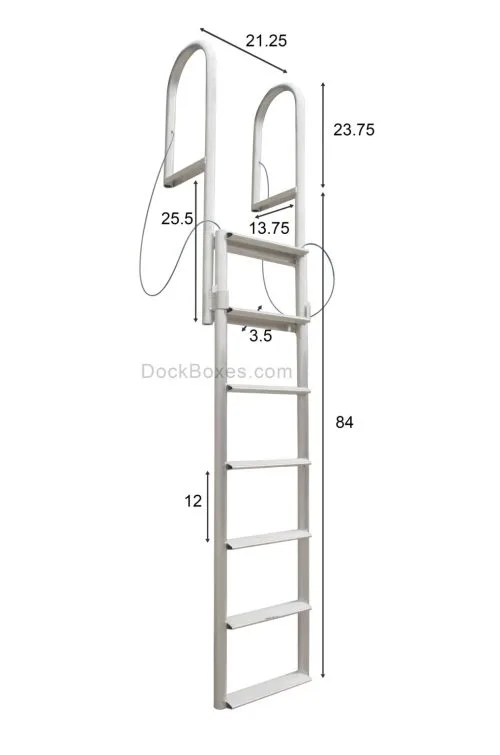 7 Step Lift Dock Ladder