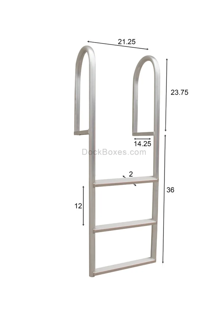 3 Step Straight Dock Ladder