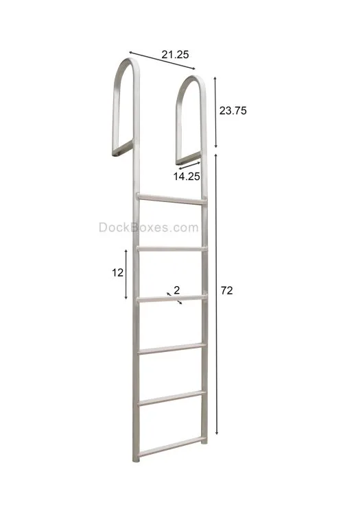 6 Step Straight Dock Ladder
