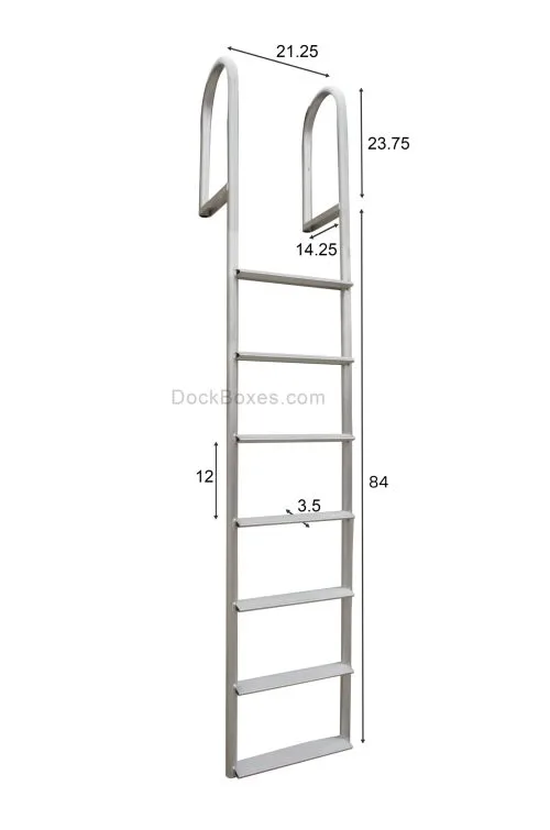 7 Step Straight Dock Ladder