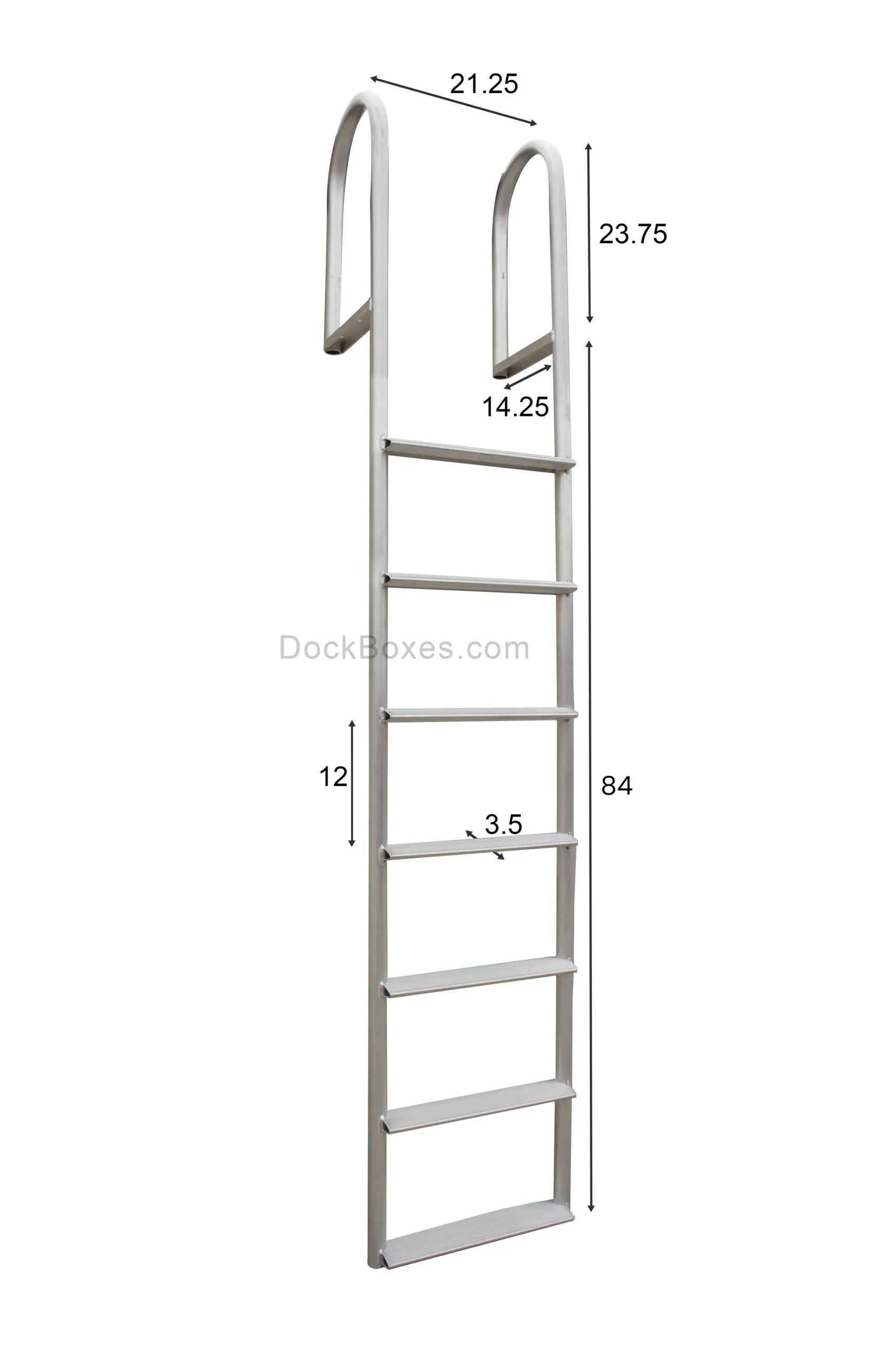 7 Step Straight Dock Ladder
