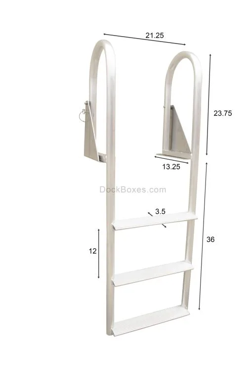 3 Step Swing Dock Ladders