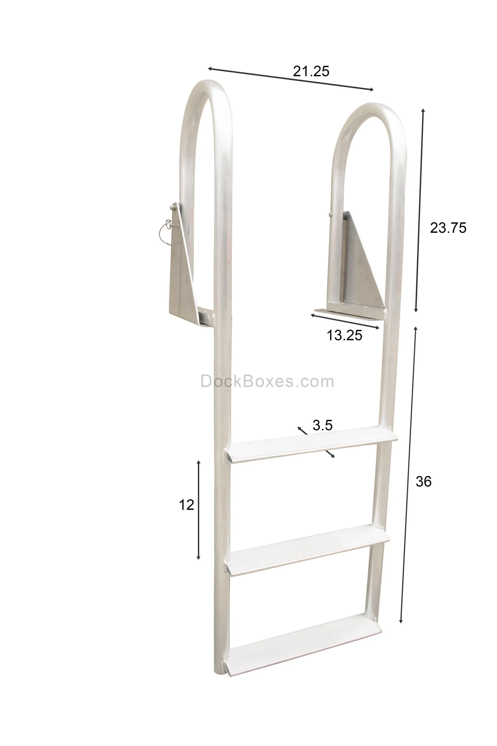 3 Step Swing Dock Ladders