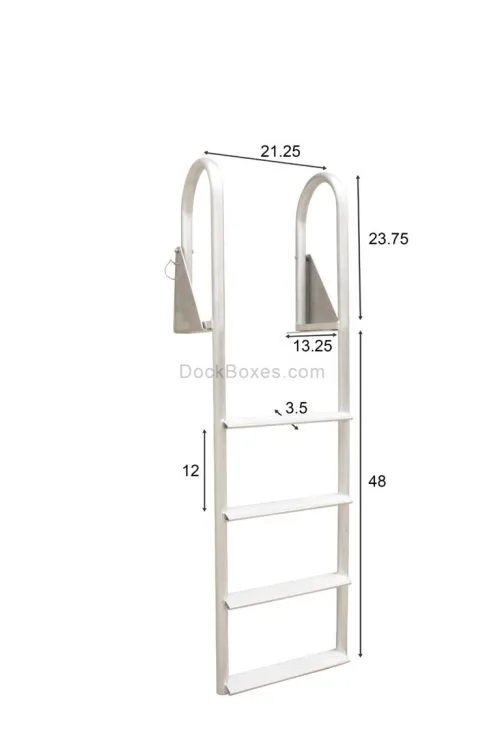 4 Step Swing Dock Ladders