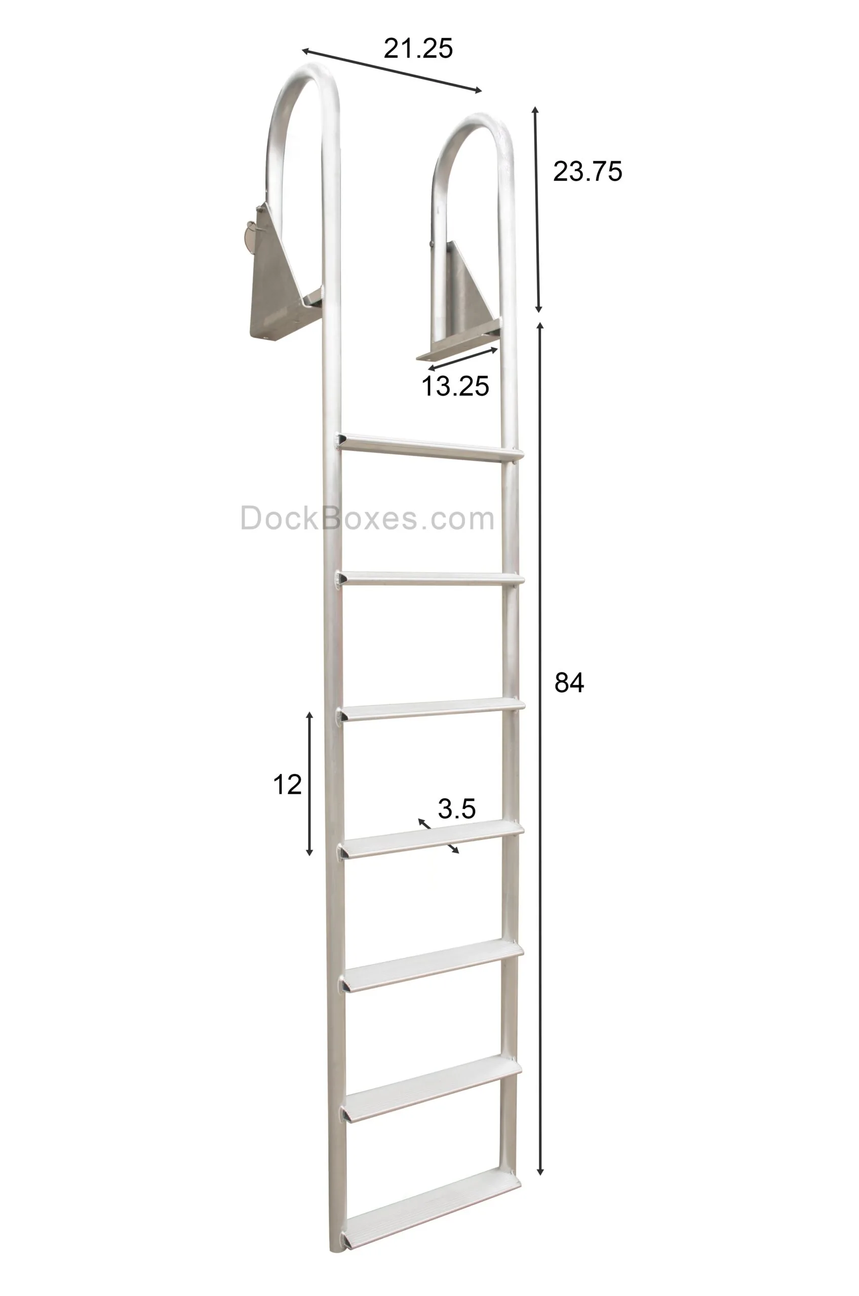 7 Step Swing Dock Ladders