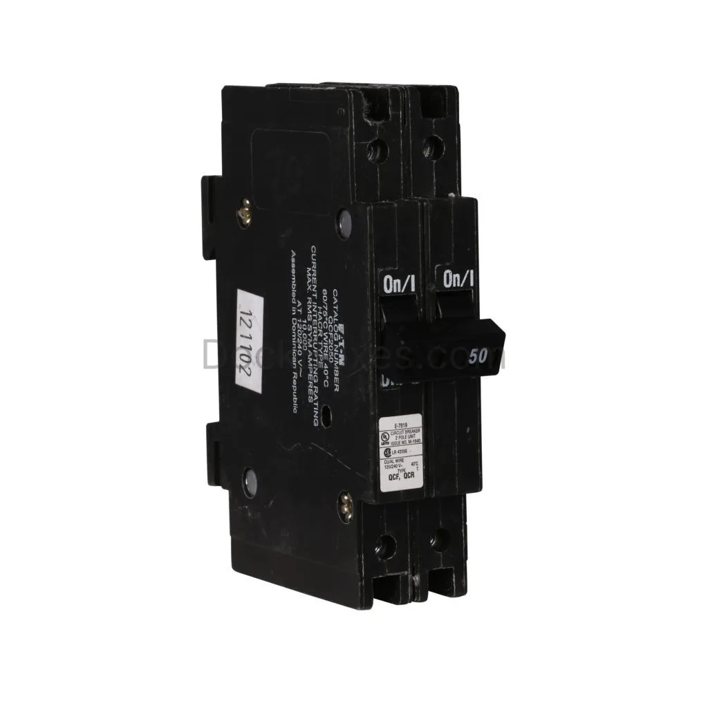 MPL2050 50A 125/250V 2-Pole Power Pedestal Breaker