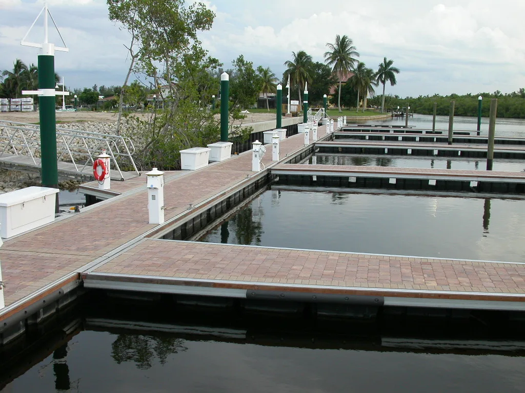 Lighthouse SS power pedestals used in Florida to combat the salt water environment