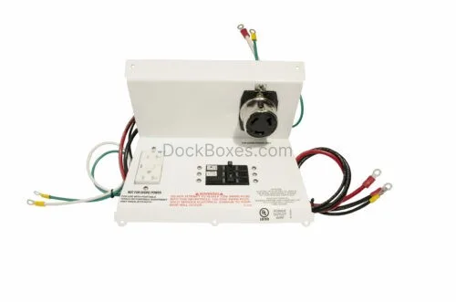 MPL1153A 50A-20GFI Faceplate Assembly w/Breakers