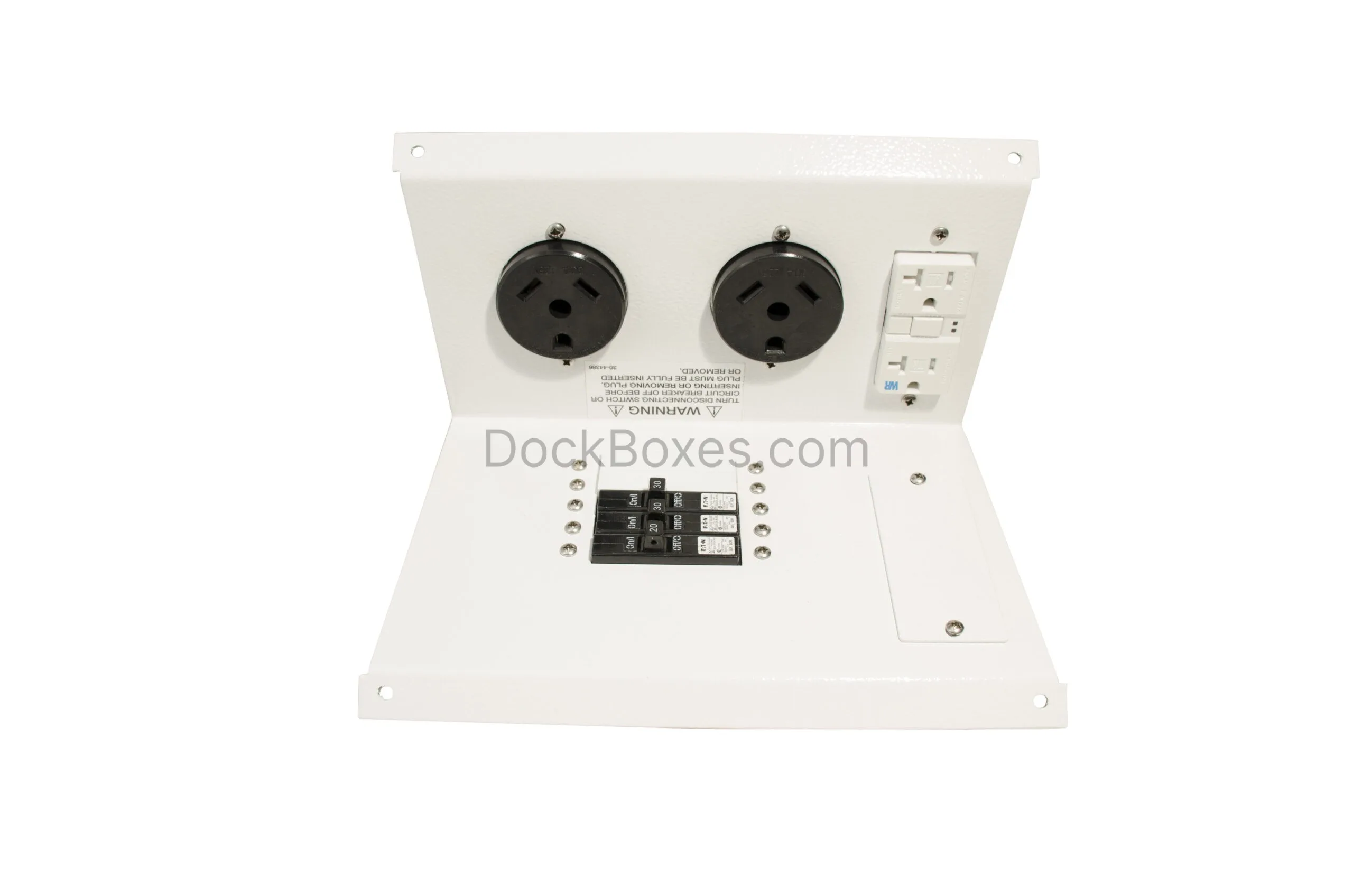 RV1151A 30A-50A-20GFI Faceplate Assembly w/Breakers