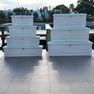 Choosing a Fiberglass Dock Box Design Dock Boxes Unlimited