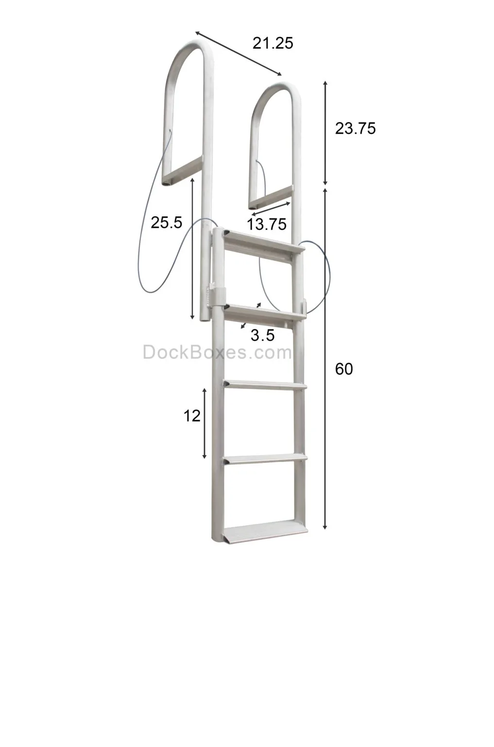 5 Step Lift Dock Ladder