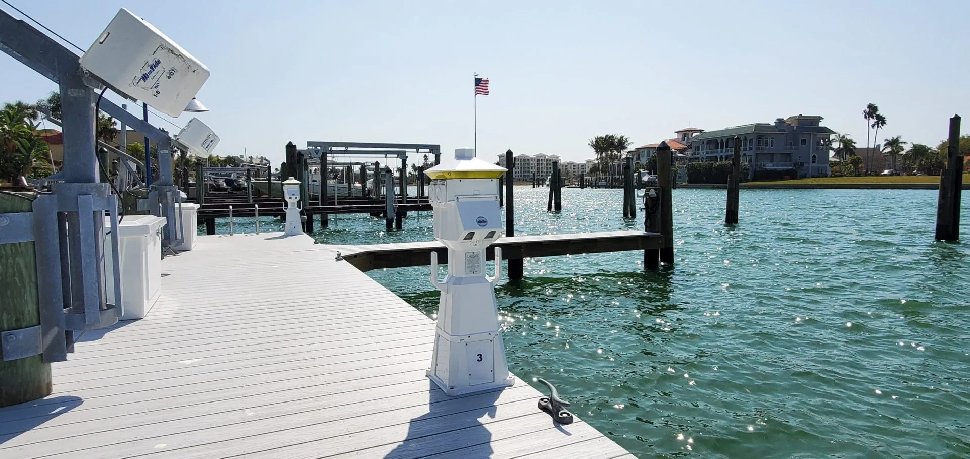 lighthouse shore power pedestal dock boxes unlimited